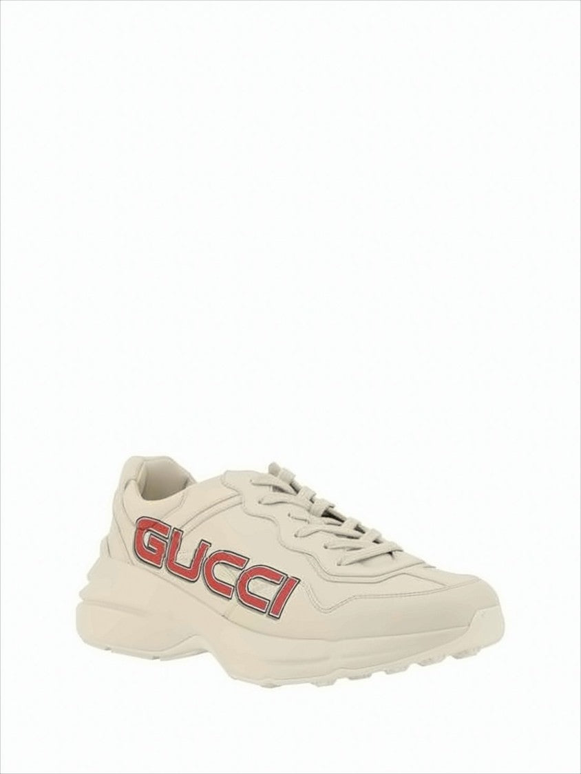 Gucci Smooth Calf Leather Low-Top Sneakers