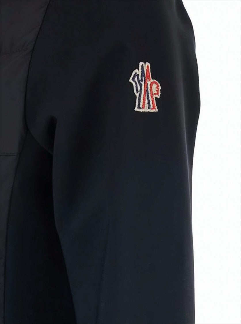 Moncler Quilted Down Jacket With Padded Front