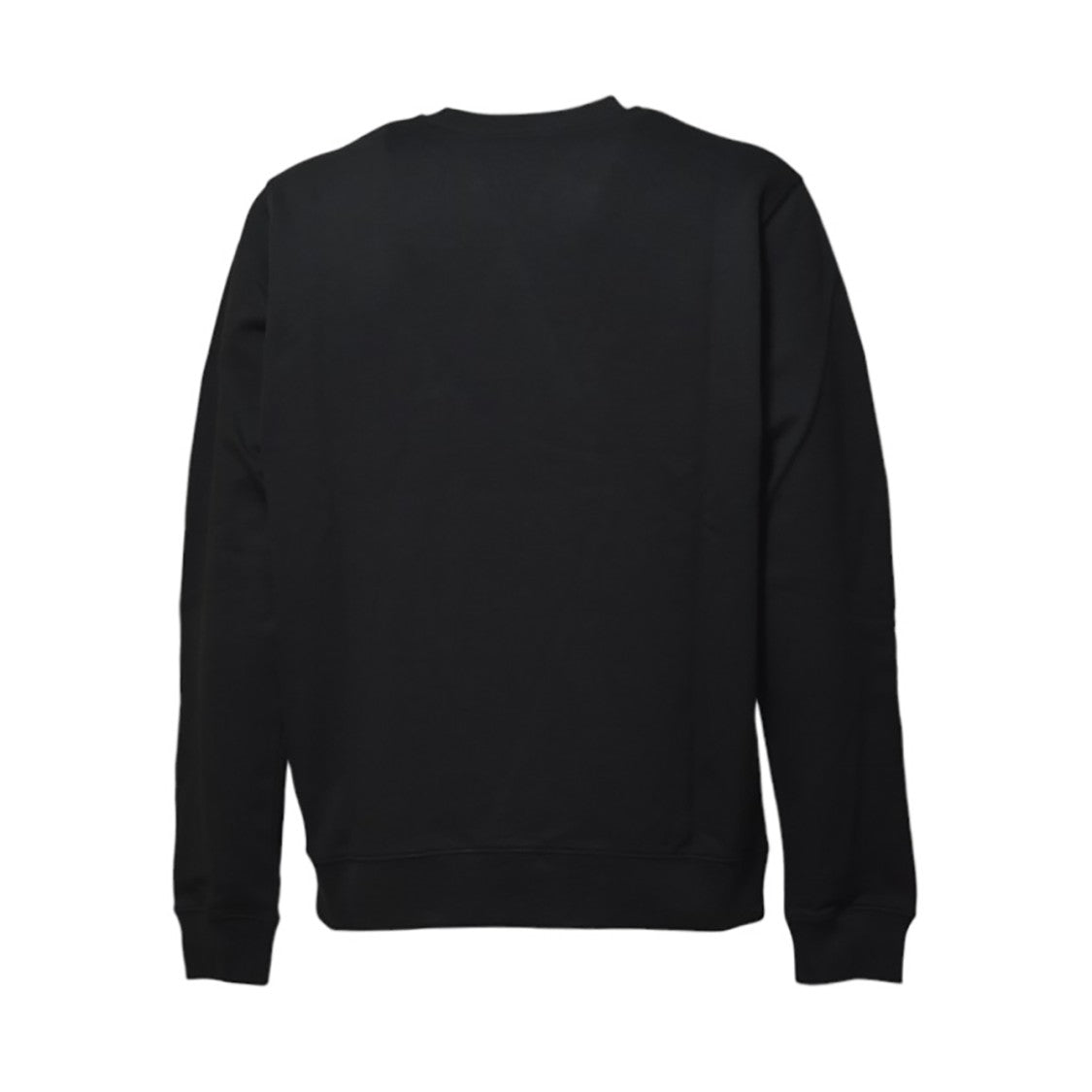 Msgm Black Cotton Crewneck Sweatshirt