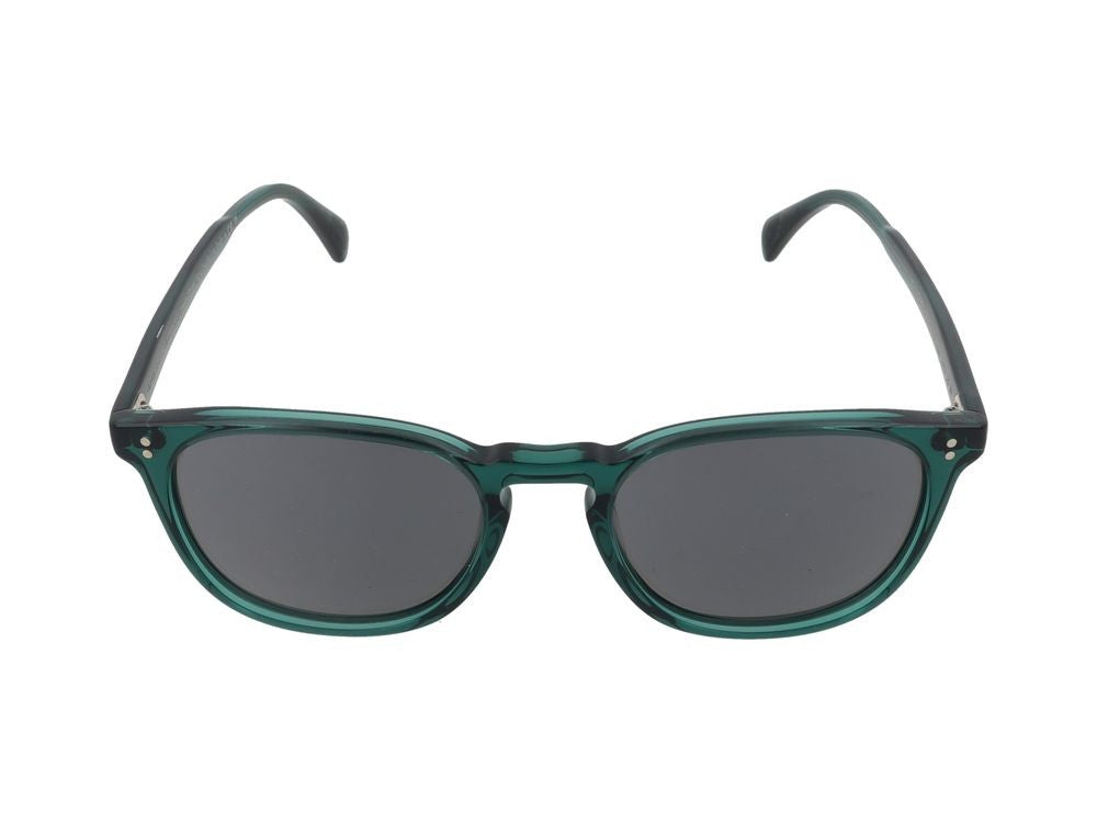 Oliver Peoples Green 5298Su Sole Acetate Rounded Square Sunglasses