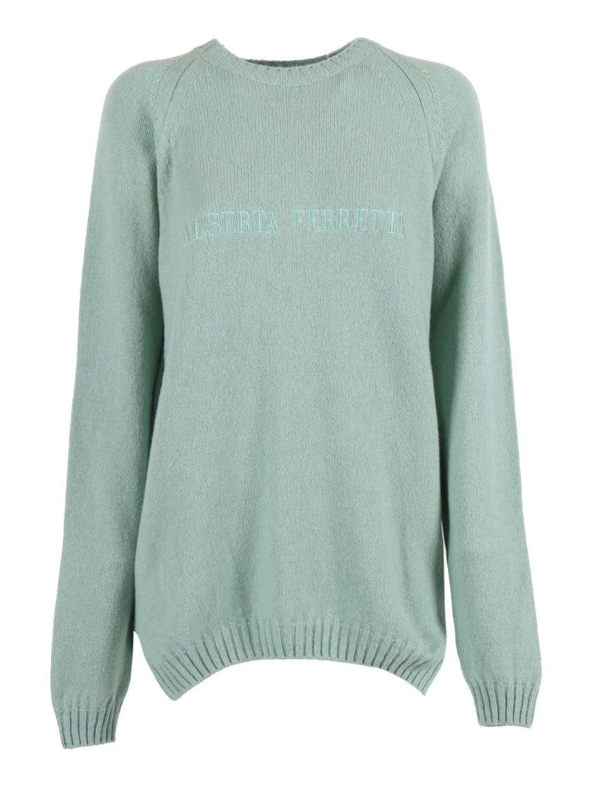 Alberta Ferretti Refined Cashmere And Wool Knit Sweater