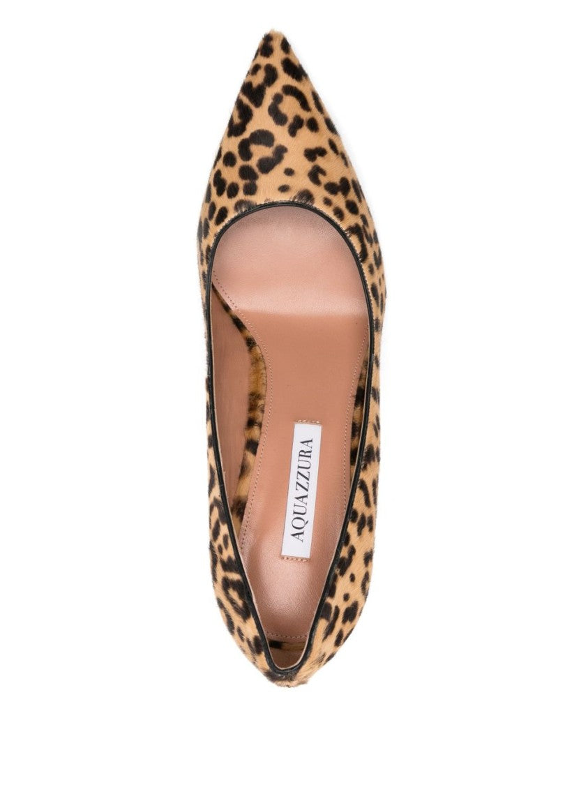 Aquazzura Beige Pointed Toe Stiletto Heel Pumps