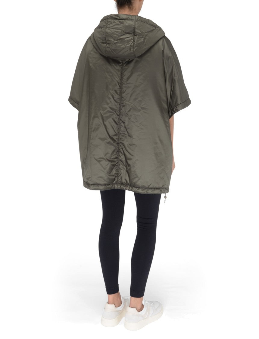 Max Mara Short-Sleeved Padded Jacket With Drawstring Hood