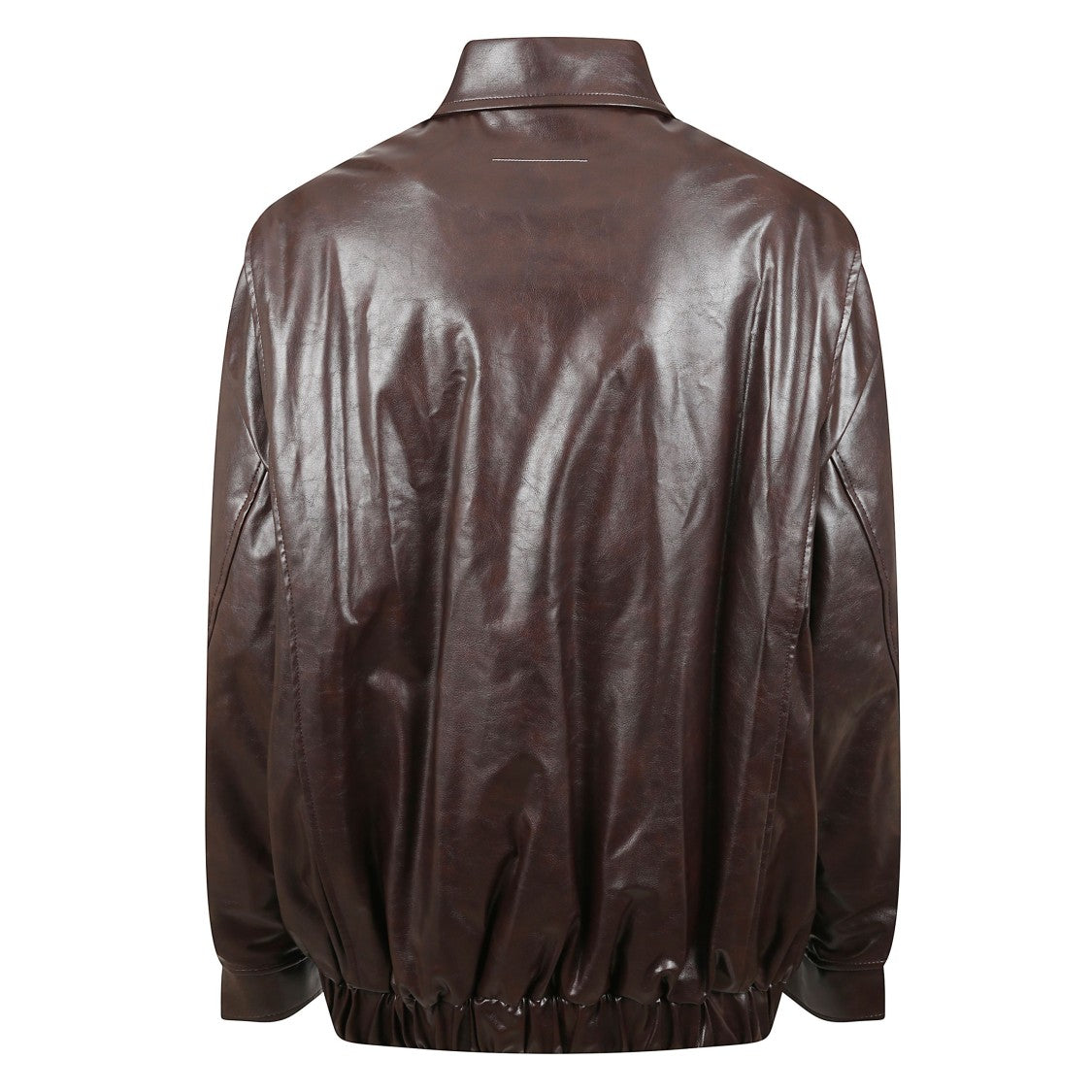 Mm6 By Maison Margiela Oversized Faux-Leather Jacket