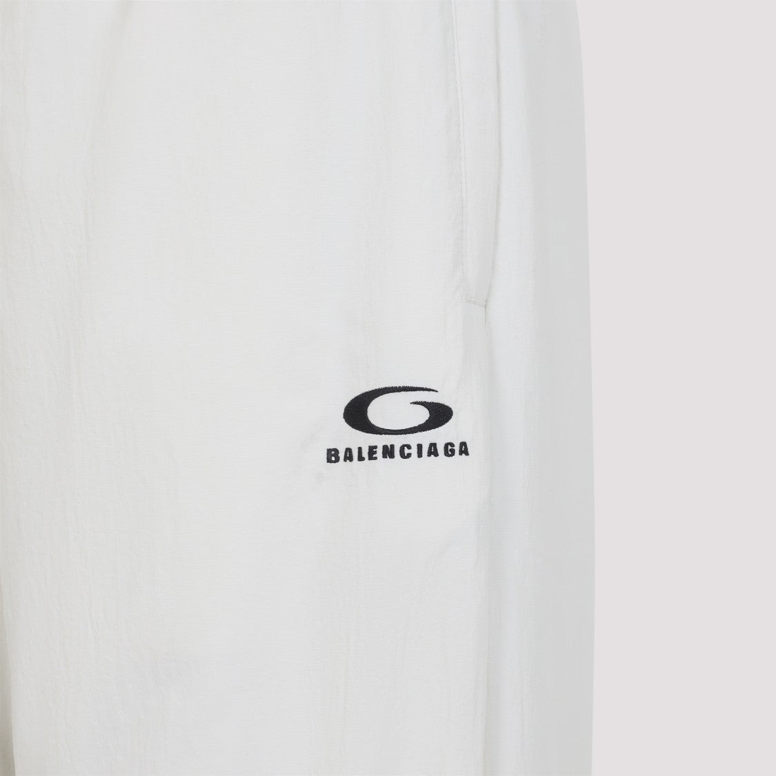 Balenciaga Relaxed Straight-Leg Pants With Elastic Waistband