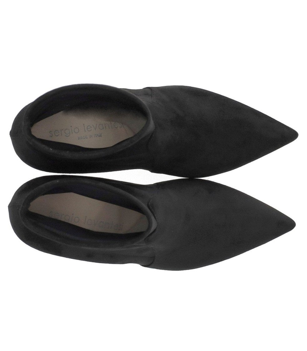 Sergio Levantesi Janet Black Heeled Ankle Boot