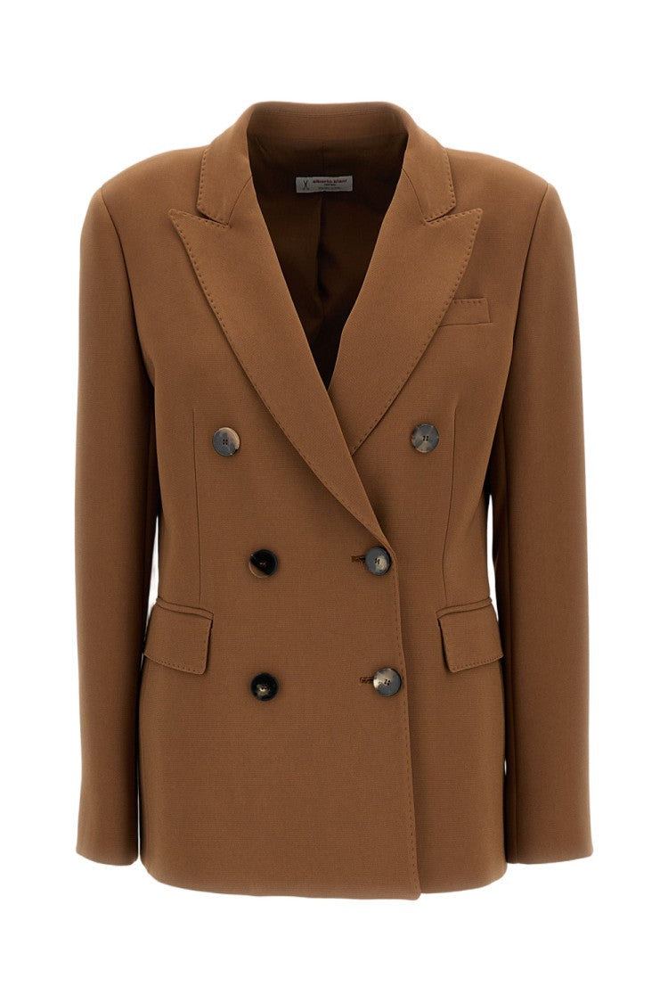 Alberto Biani Double-Breasted Cady Jacket
