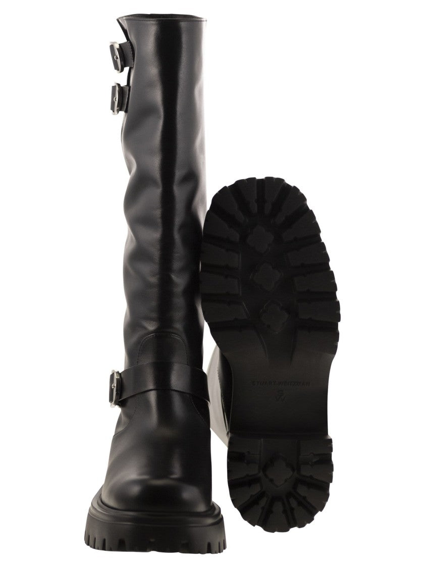 Stuart Weitzman Emerson Moto - Leather Boot