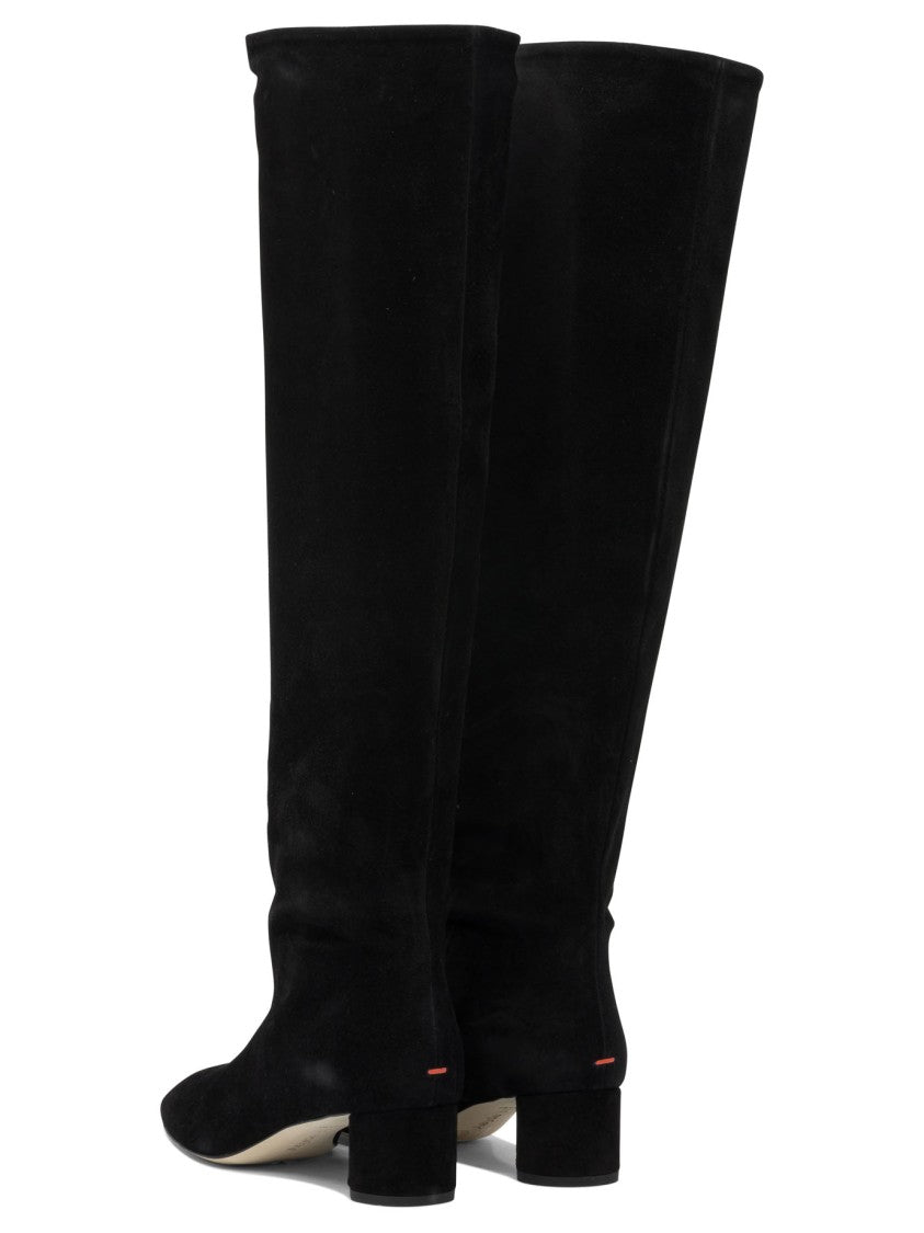 Aeydē Knee-High Boots With Pointed Toe