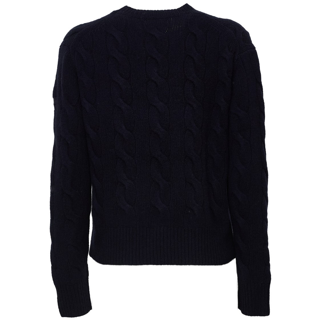 Polo Ralph Lauren Cable-Knit Wool Cashmere Crewneck Sweater
