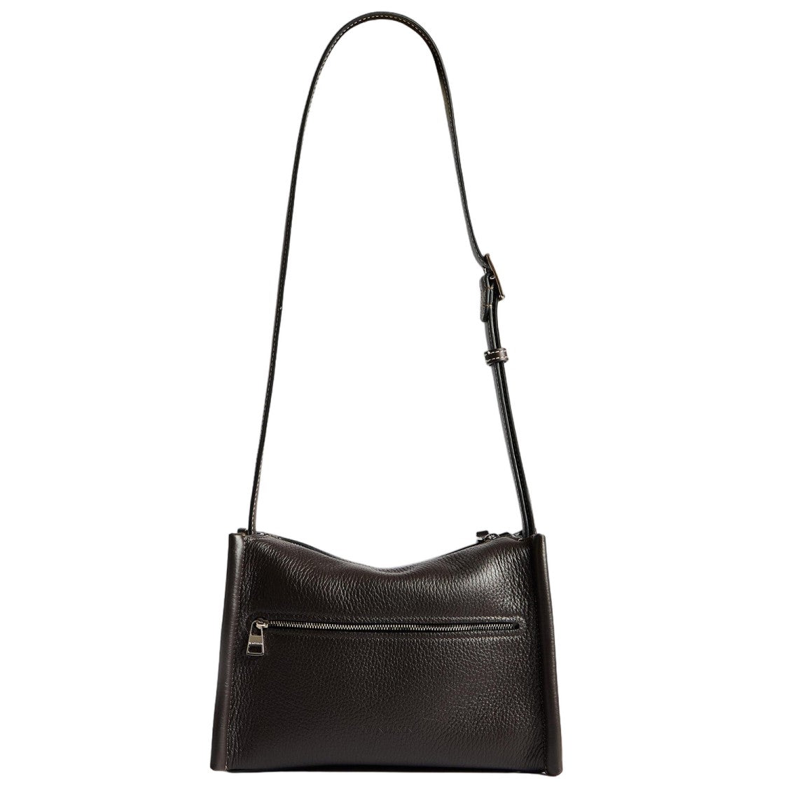 J. W. Anderson Hammered Leather Dark Brown Shoulder Bag