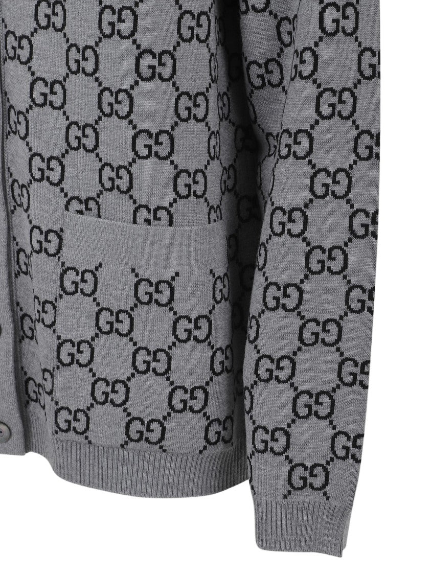 Gucci Cardigan Gg Jacquard