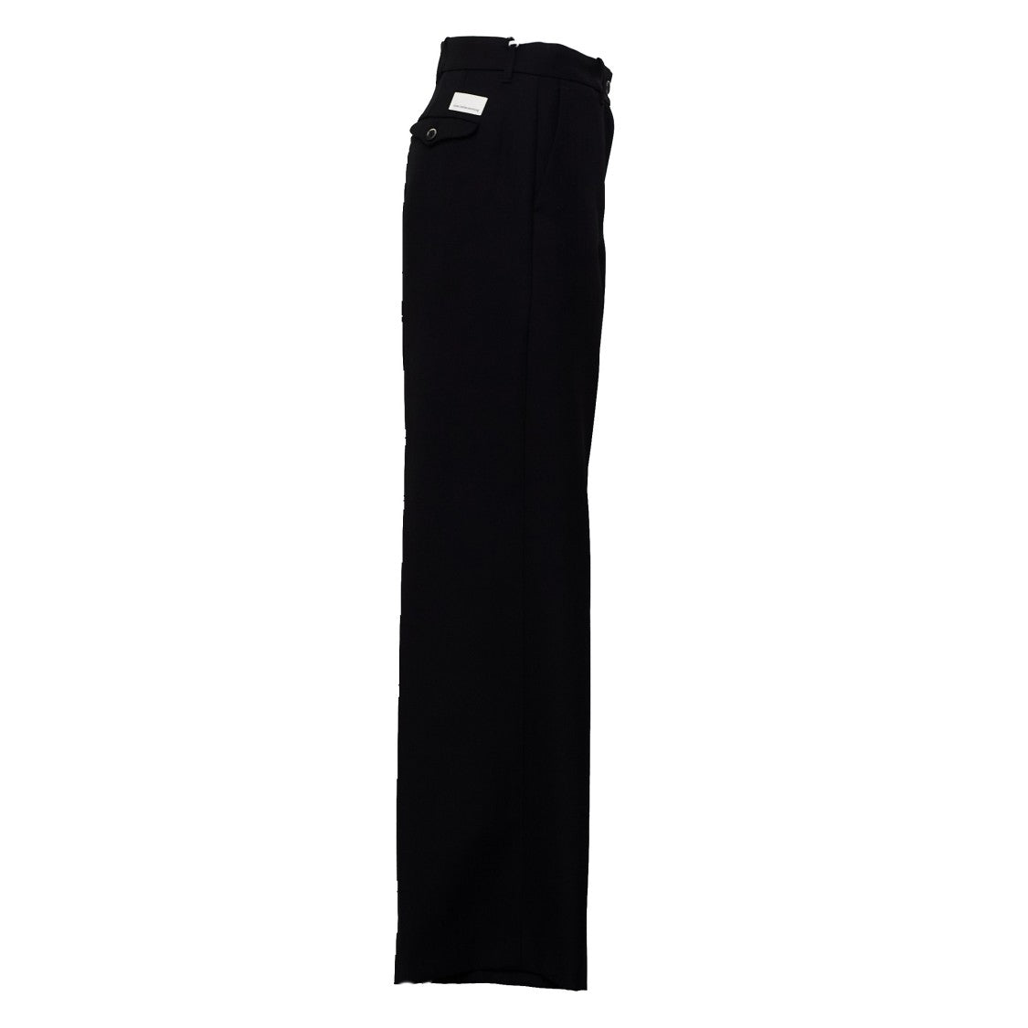 Nine In The Morning Fiamma Wide-Leg Black Pants