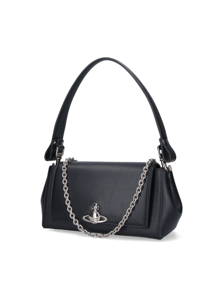 Vivienne Westwood "Hazel" Medium Handbag – Black