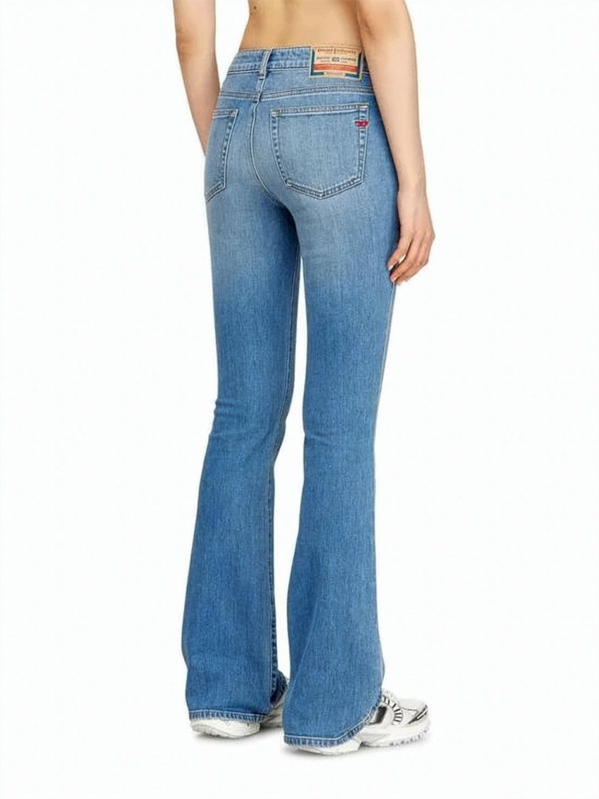 Diesel Bootcut Denim Jeans With Mid-Rise Waist