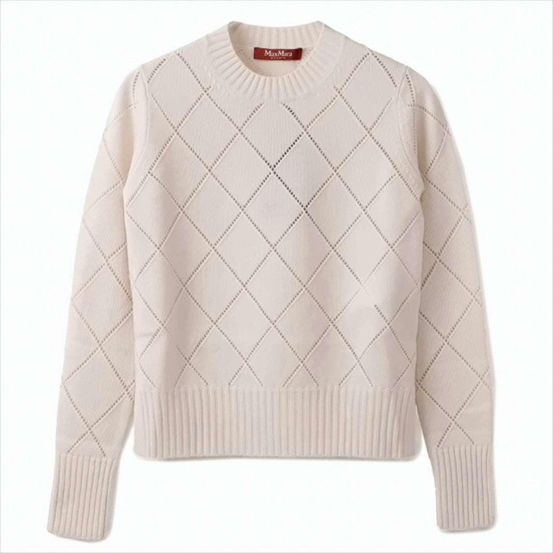 Max Mara Light Beige Knit Sweater