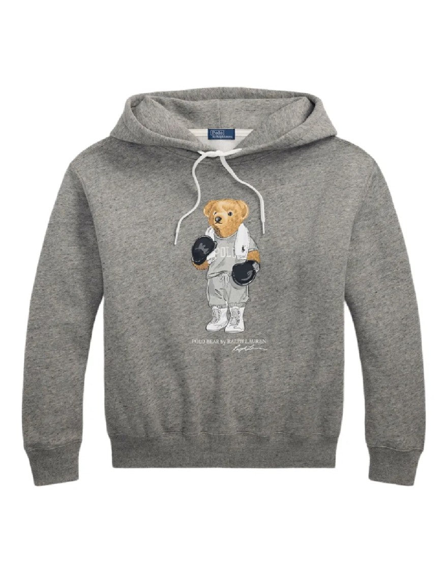 Polo Ralph Lauren Relaxed Fit Knit Sweatshirt With Playful Bear Graphic
