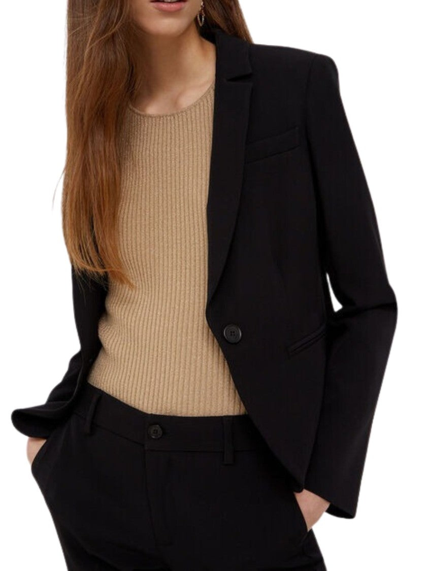 Liu Jo Slim Fit Black Blazer Tailored Silhouette
