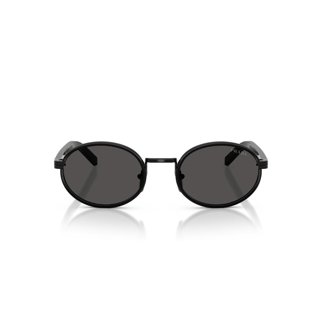 Prada 0Pr B56s Oval Steel Sunglasses