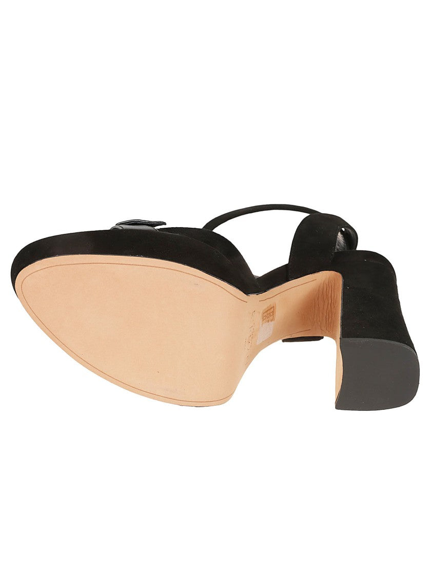 Alexandre Birman Pepitta Suede Platform Sandals