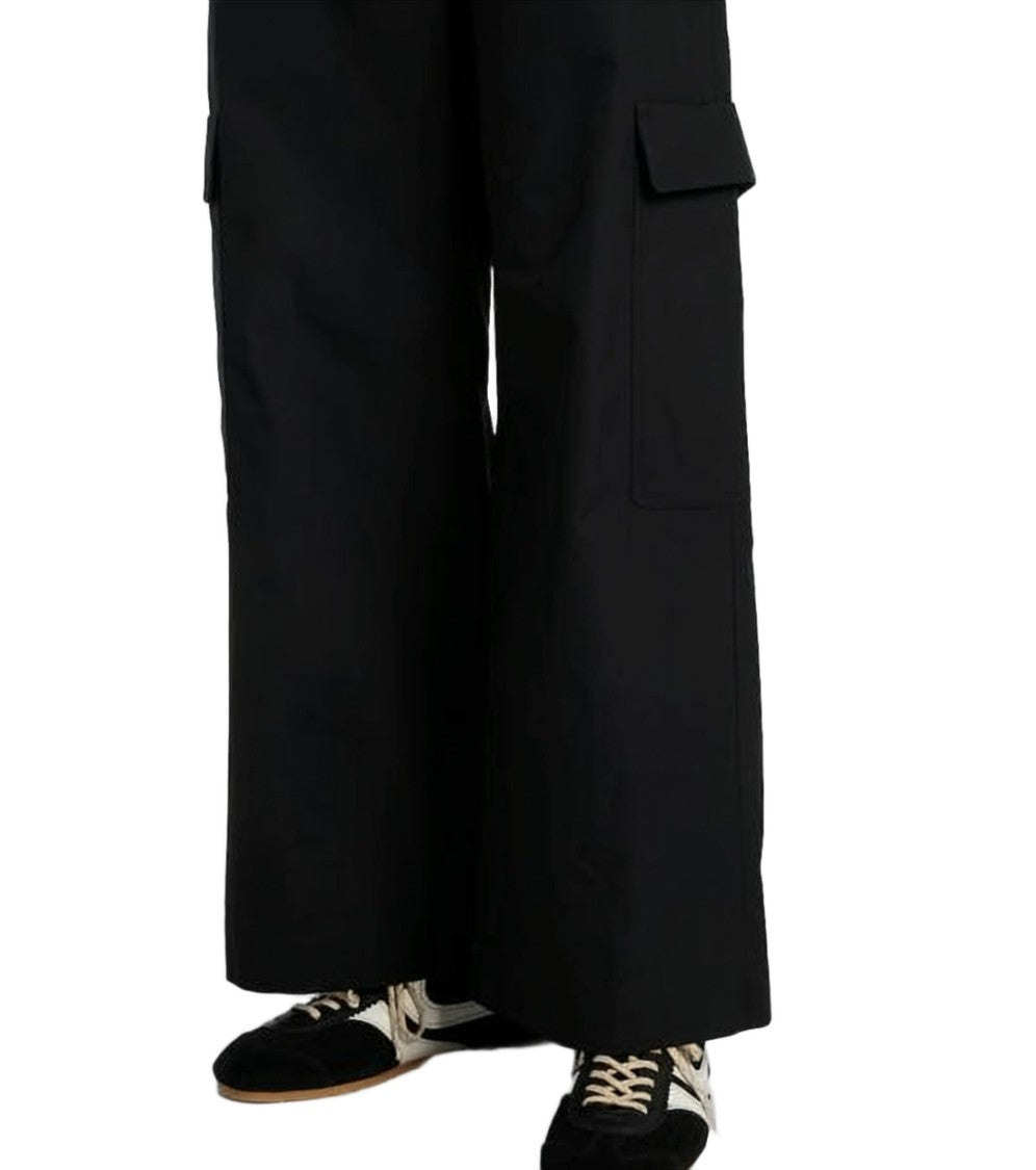 Max Mara High-Waisted Black Straight-Leg Pants