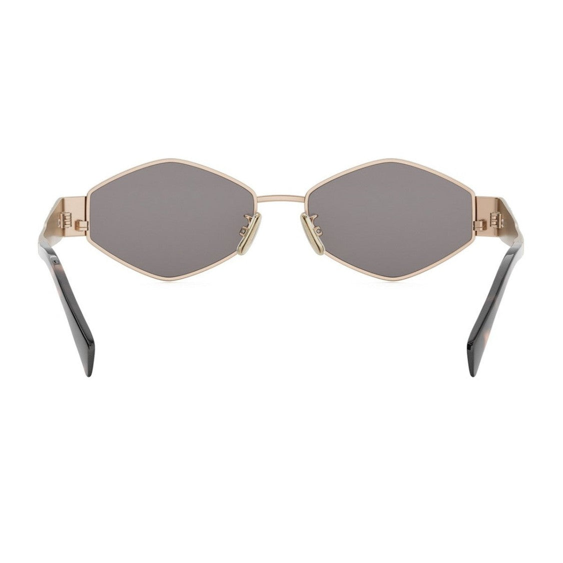Celine Rose Gold Metal Triomphe Geometric Sunglasses