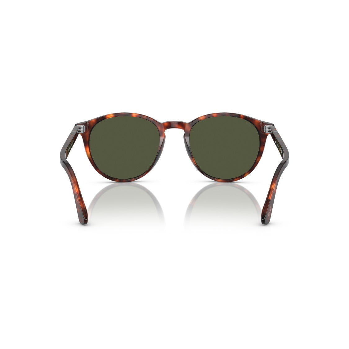 Persol 0Po3152s Classic Round Frame Tortoiseshell Sunglasses