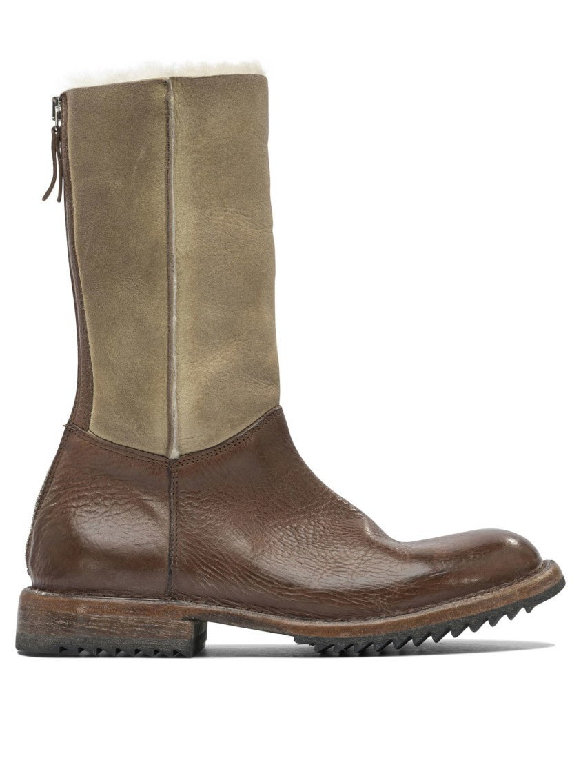 Moma "Rick" Zippered Ankle Boots