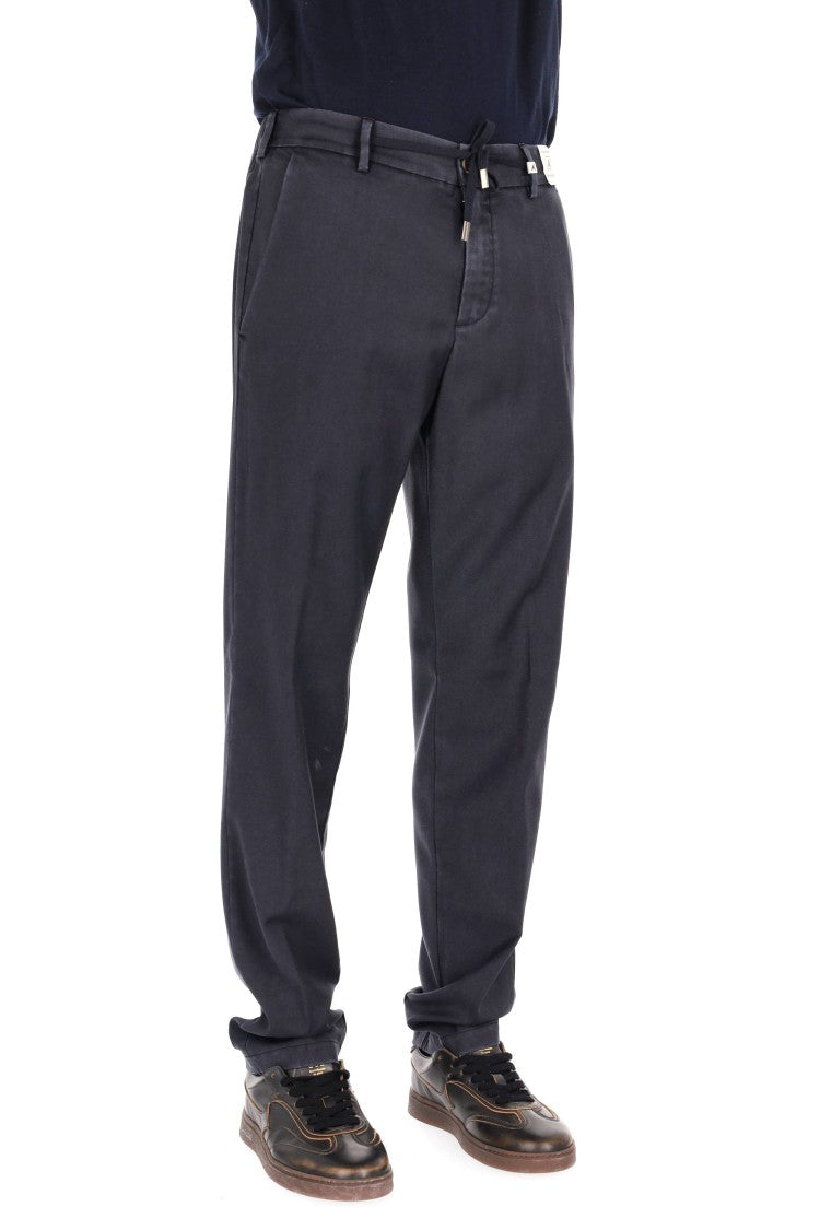 Myths Drawstring Delavé Wool-Cashmere Trousers