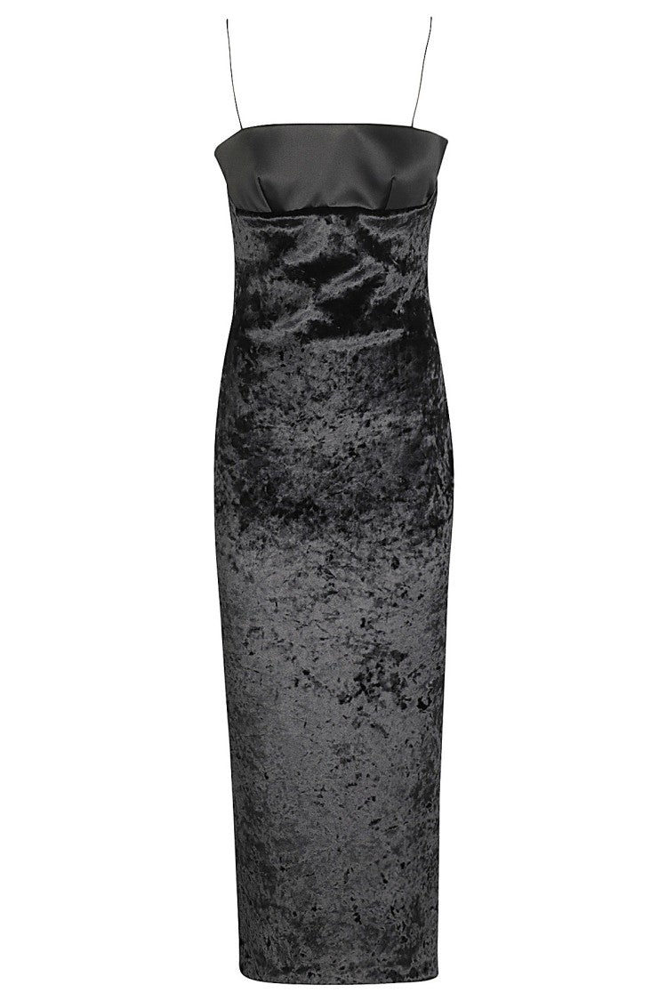 Chb Christian Boaro Velvet Longuette Dress