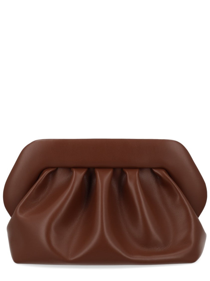 Themoirè Bios Ruched Polyester Glossy Handbag