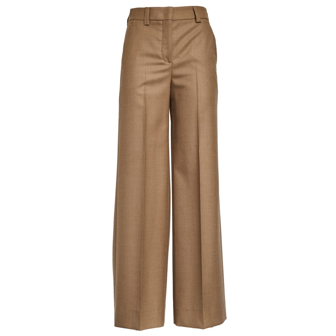 Incotex Straight Wide-Leg Trousers With Concealed Closure