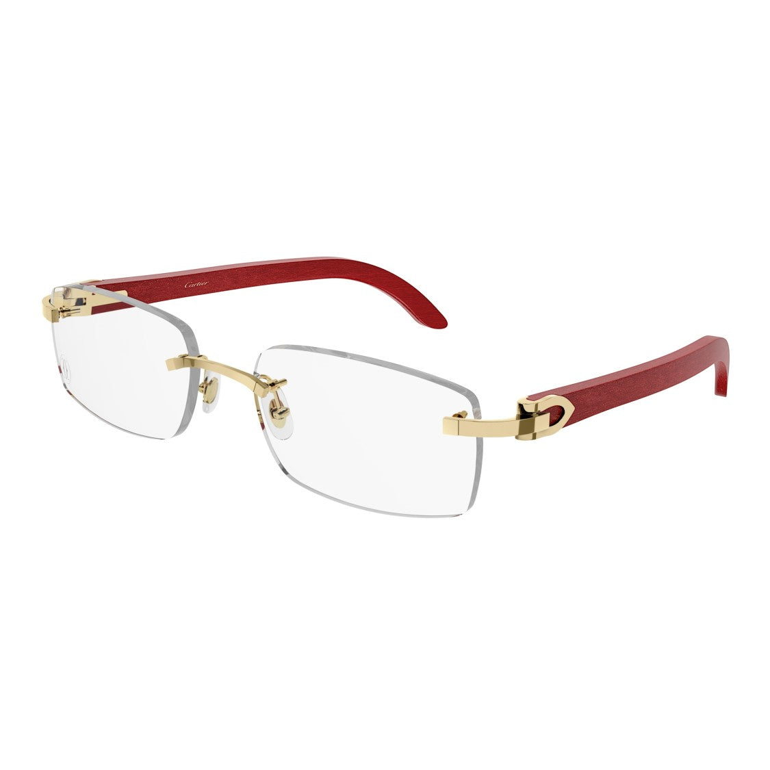 Cartier Ct0052o Rimless Eyeglasses