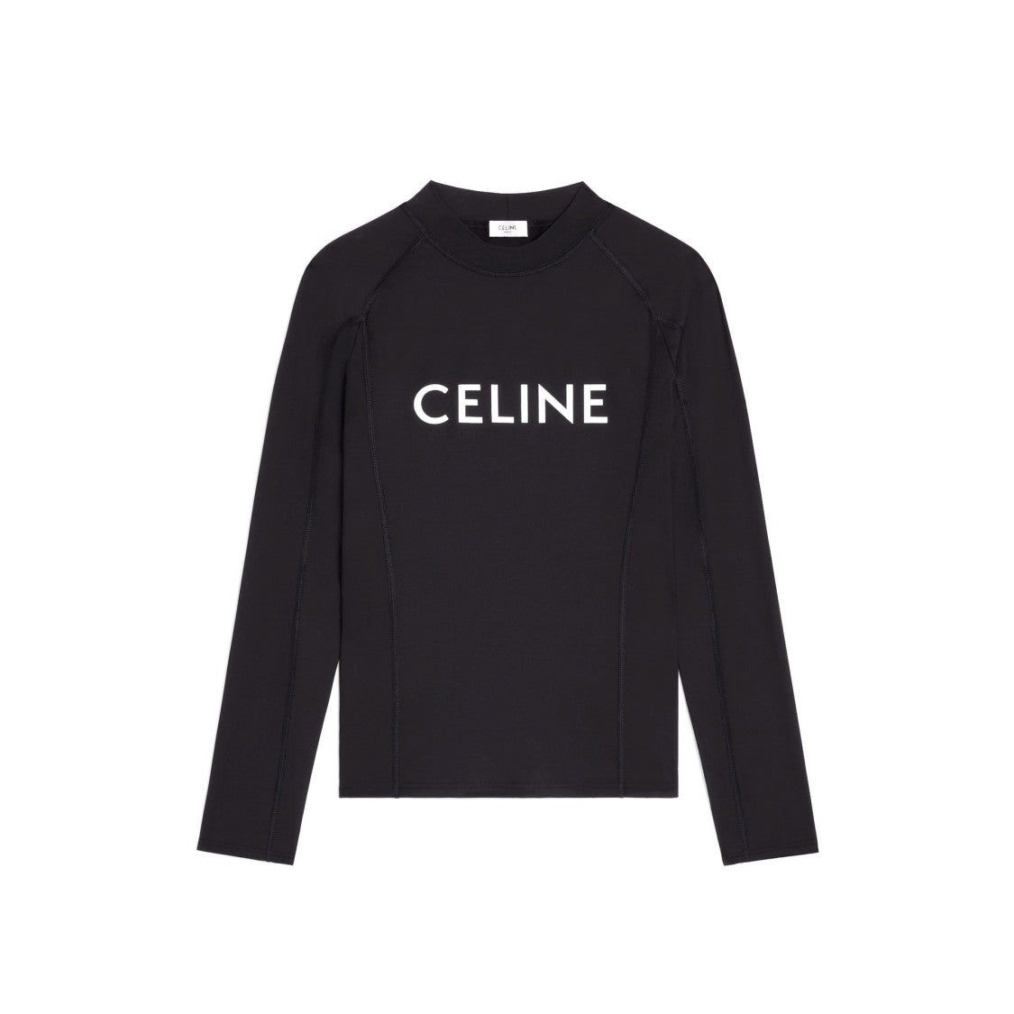 Celine Surf Logo Stretch-Jersey T-Shirt