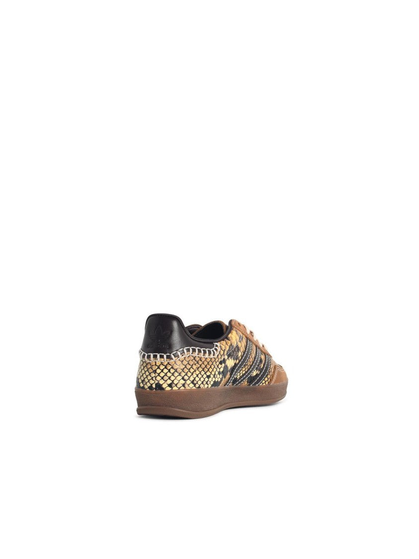 Adidas X Wales Bonner 'Gazzelle Snake' Beige Leather Sneakers