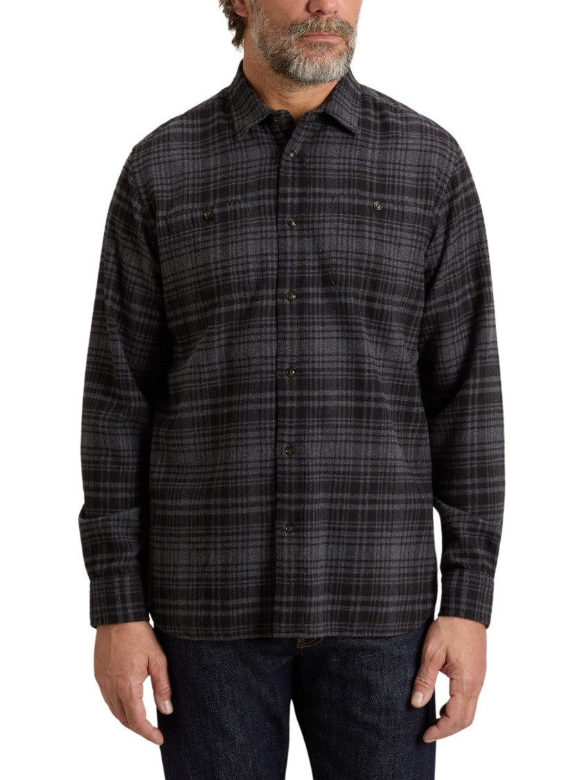 Woolrich Warren Checked Cotton Flannel Shirt