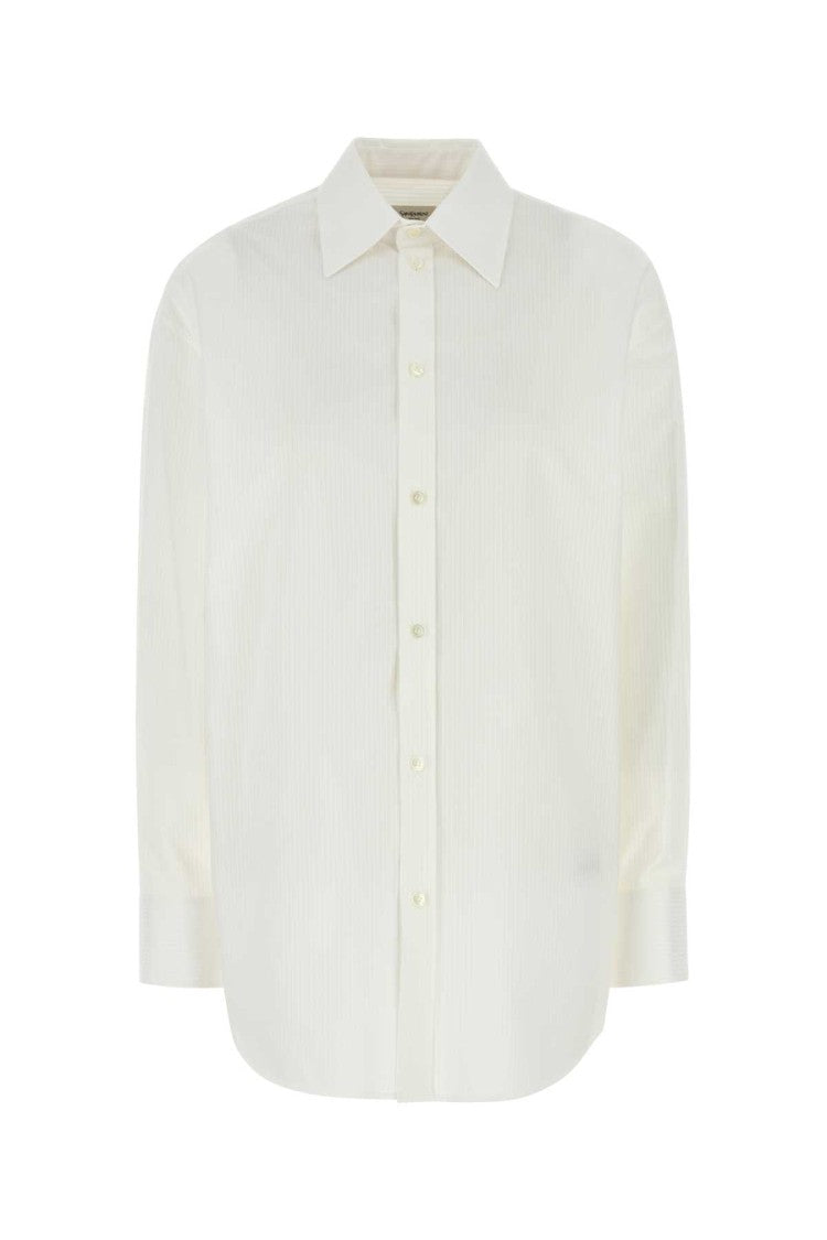 Saint Laurent White Cotton Shirt