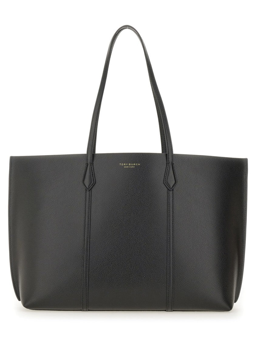 Tory Burch Neutral Perry Minimalist Leather Tote Bag