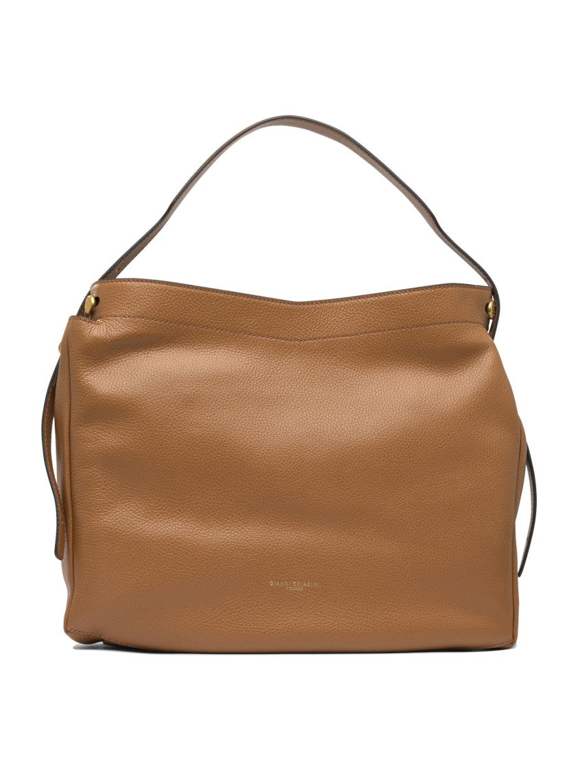 Gianni Chiarini Brown Leather Shoulder Bag