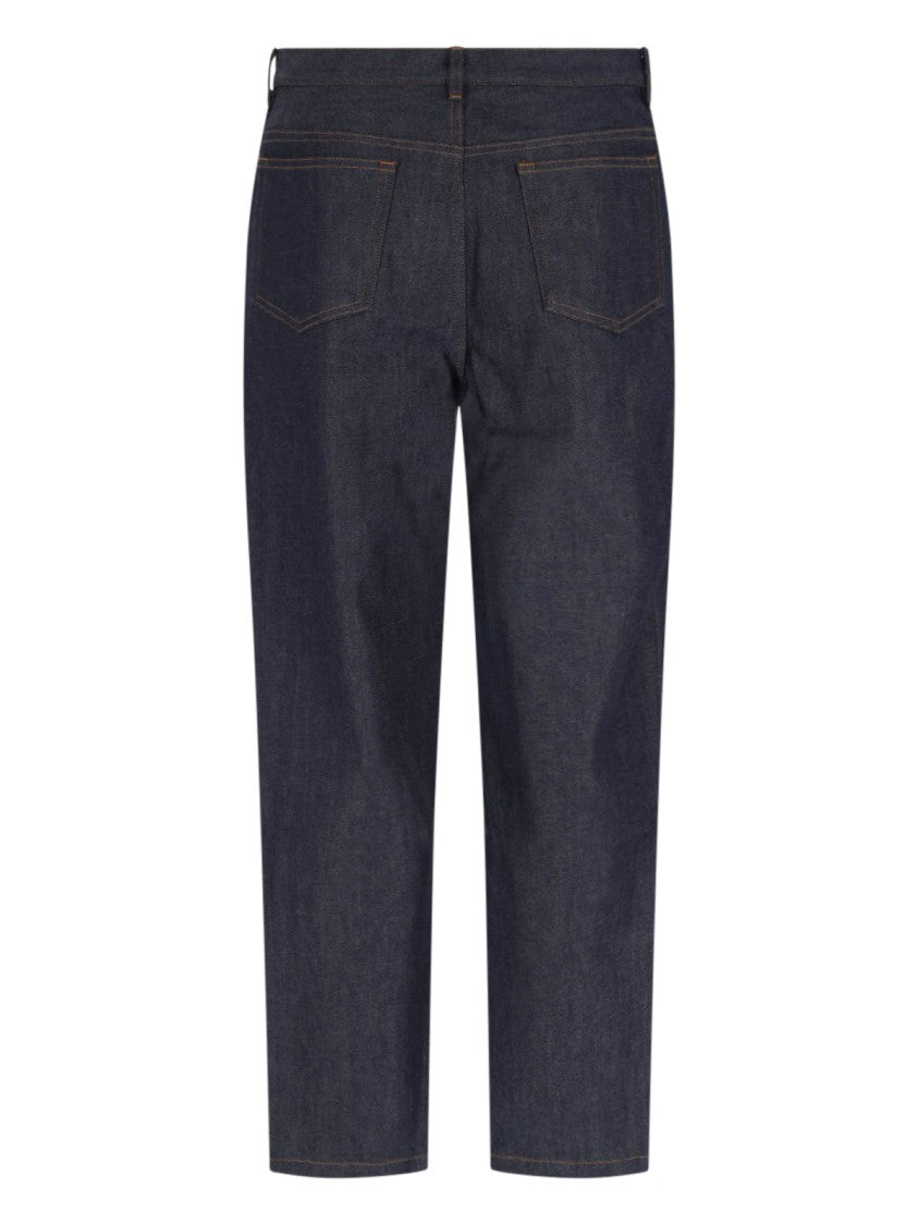 A.P.C. Mid-Rise Straight-Leg Jeans With Classic Five-Pocket Design