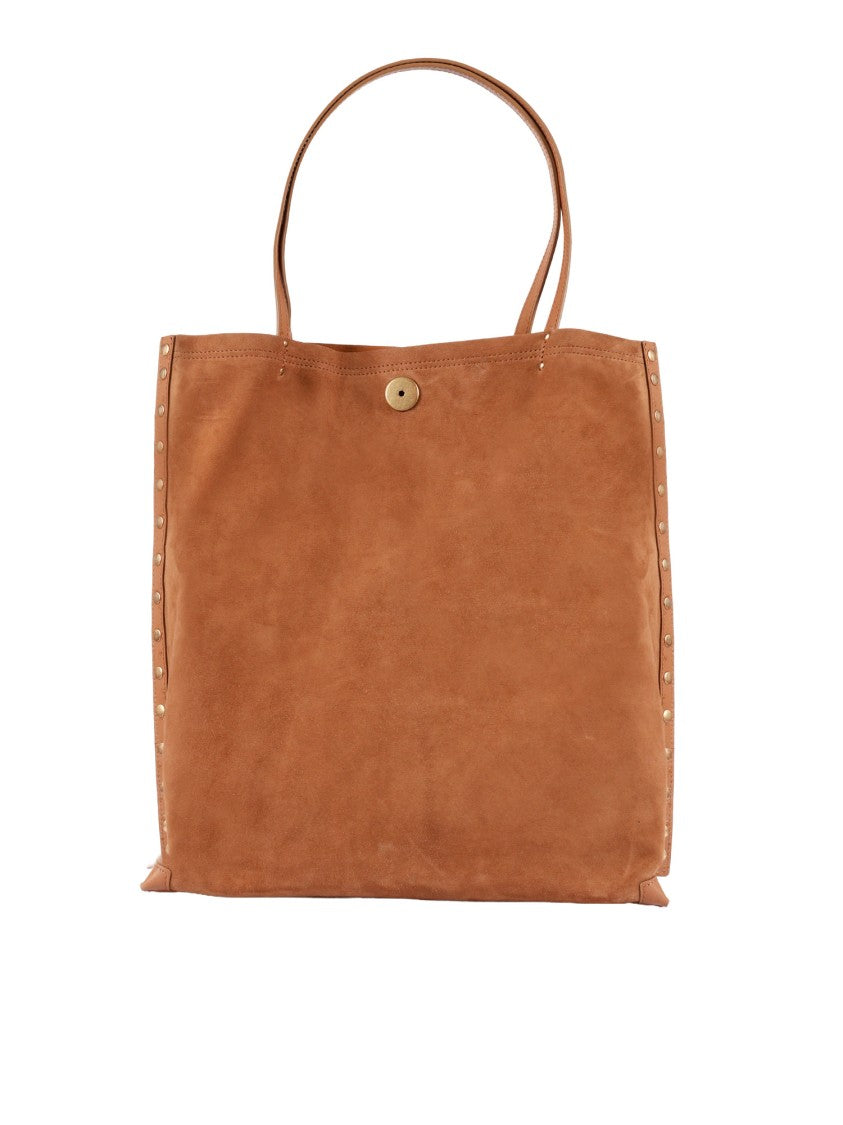 Zanellato Srl Brown Dorsoduro Zashmere Cactus Suede Tote Bag