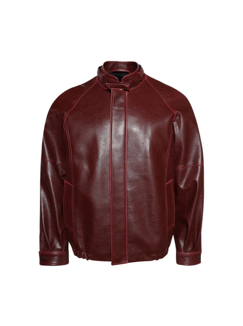 Mm6 By Maison Margiela Sports Jacket Burgundy