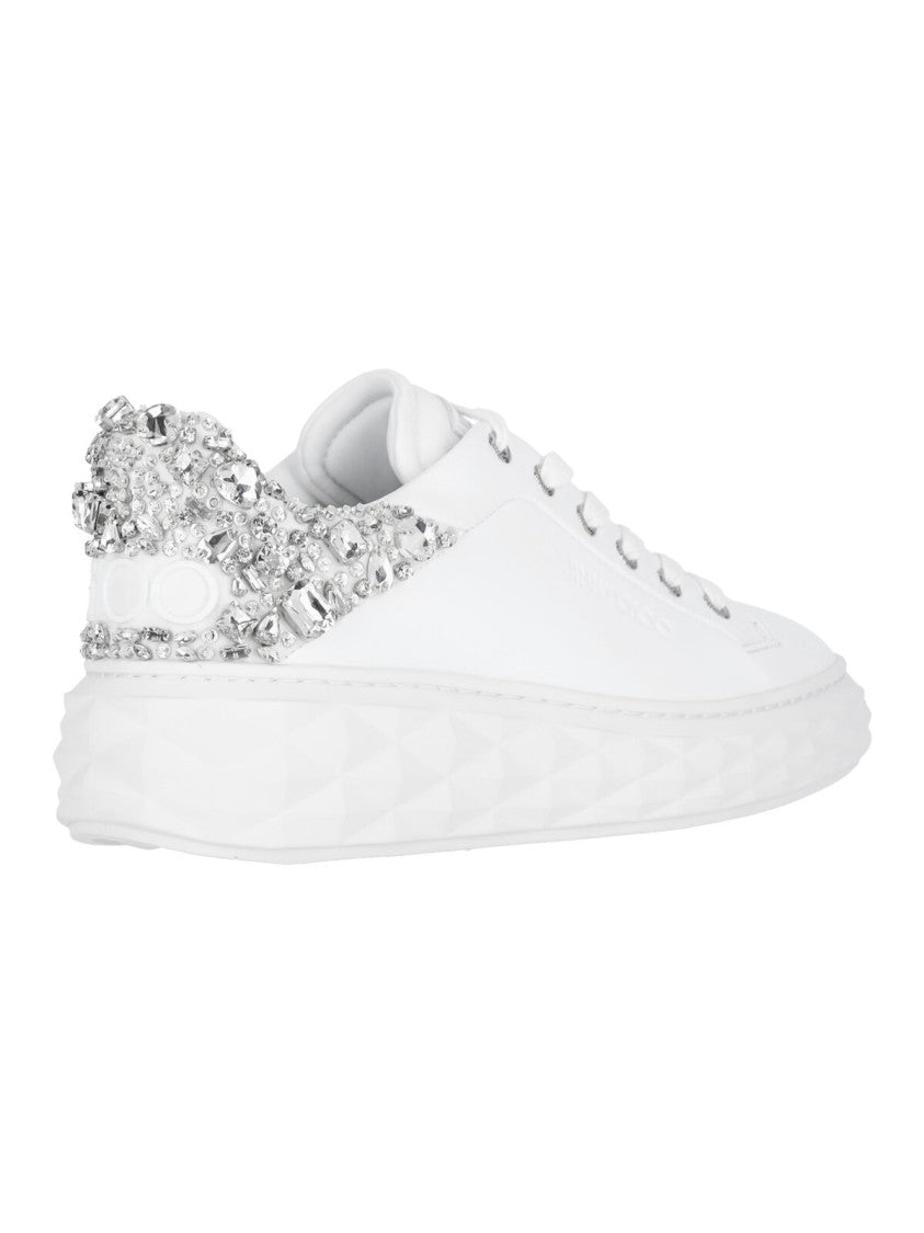 Jimmy Choo "Diamond Maxi/F Ii" Sneakers – White