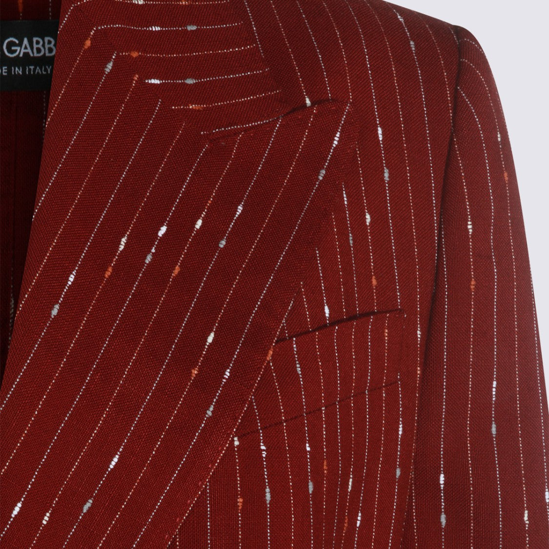 Dolce & Gabbana Tailored Double-Breasted Pinstriped Jacket