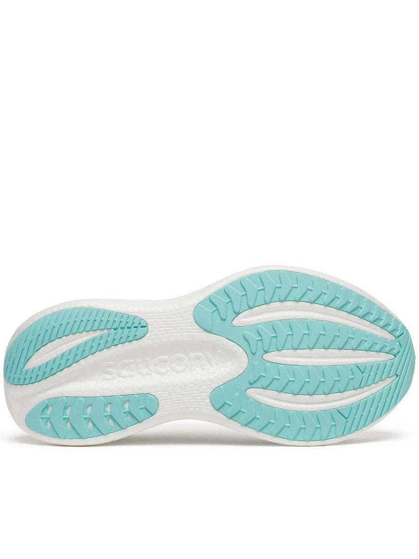 Saucony Dynamic White And Mint Running Sneakers
