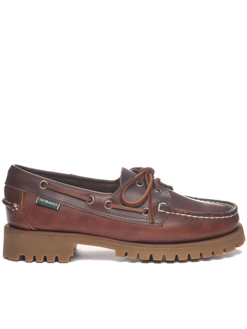 Sebago Ranger Waxy Moccasin-Inspired Flats