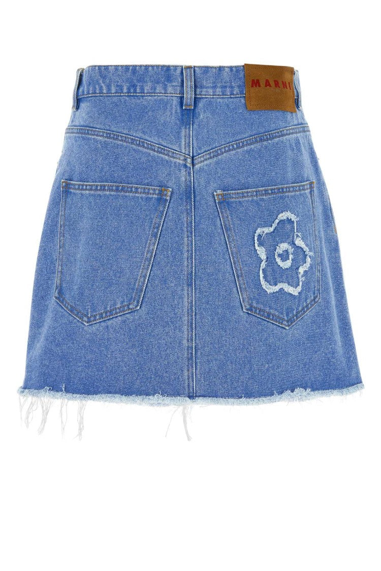 Marni Denim Mini Skirt