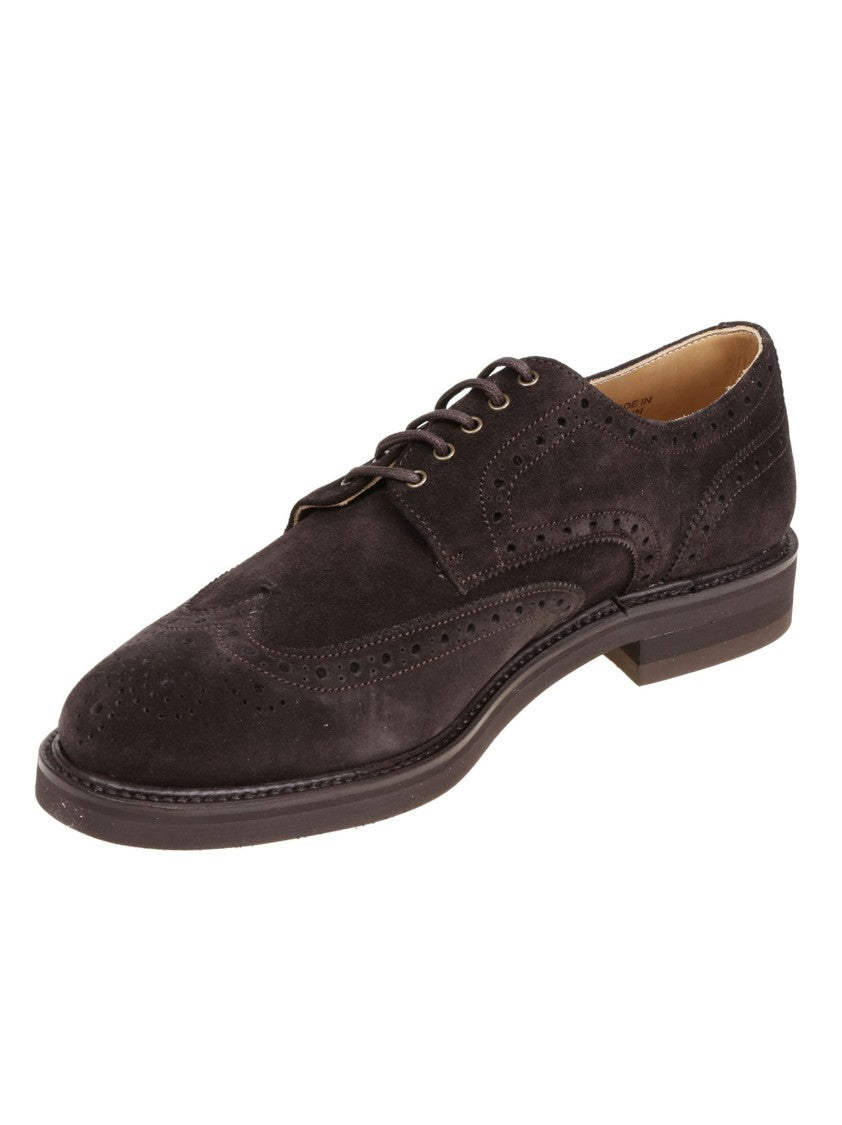 Berwick Derby Shoes With Brogue Detailing