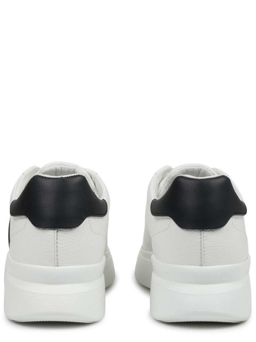 Hogan Calfskin H580 Black Accents Sneakers