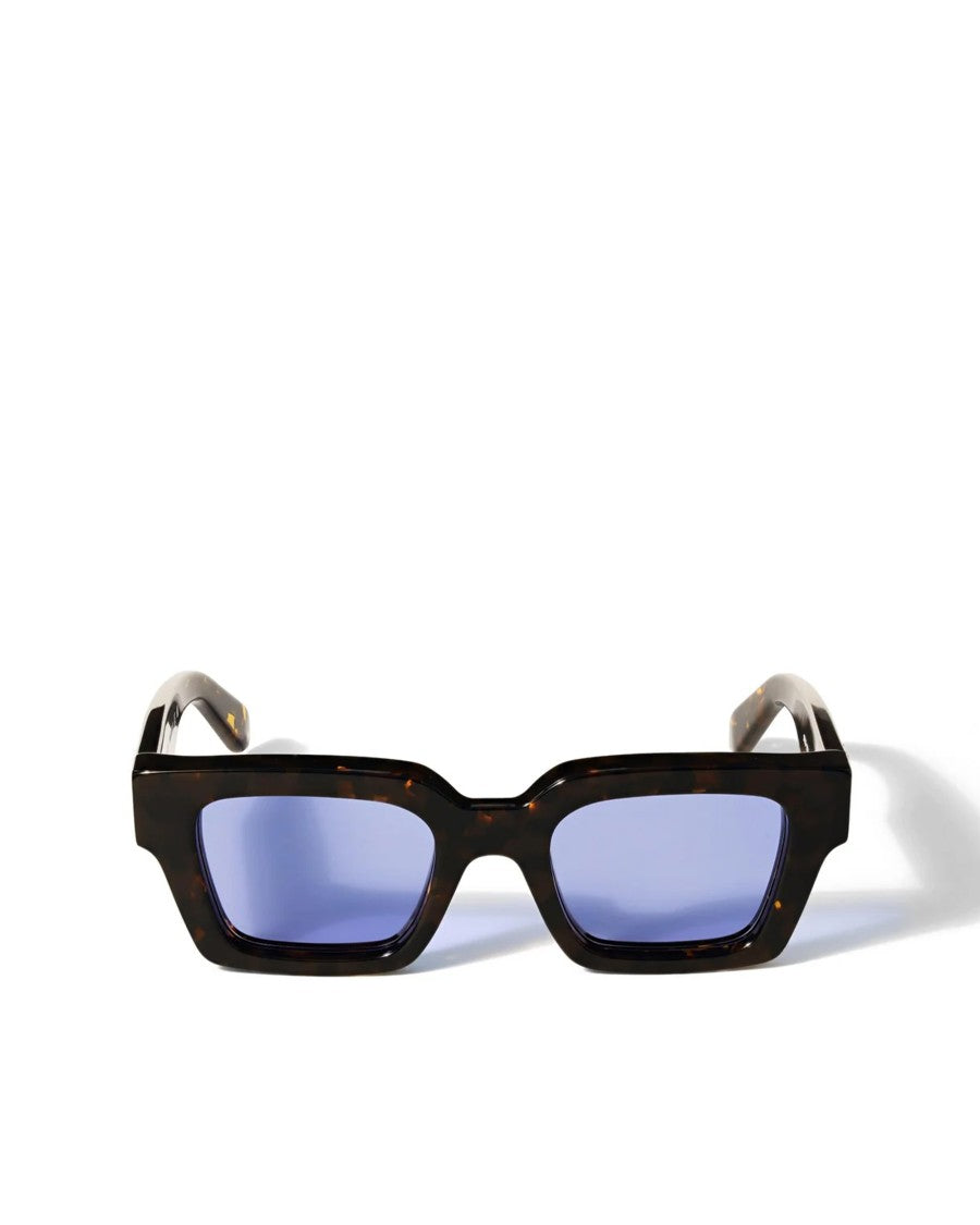 Off-White Havana Virgil M Acetate Square Sunglasses